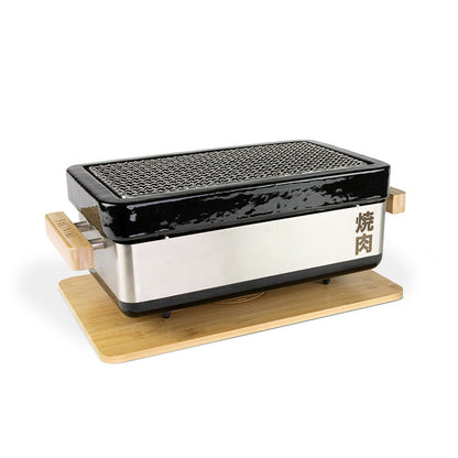 YAKINIKU MEDIUM Shichirin PRO Rettangolare - Premium Konro Grill | 12,3kg
