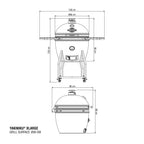 YAKINIKU XLARGE Kamado Complete